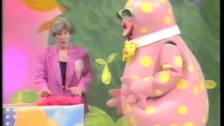 Mr Blobby At The Bank With Valerie Singleton [upl. by Esyak]