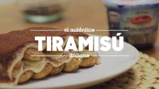 Receta del Tiramisú Italiano con Mascarpone Galbani en 1 minuto [upl. by Abbate]