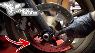 LYNDALL BRAKES  ROTOR INSTALL 🏁 DYNA FXDLS 🏁 DIY [upl. by Pandich412]