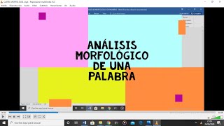 ANÁLISIS MORFOLÓGICO DE UNA PALABRA PARA BACHILLERATO Paso a paso y bien explicado [upl. by Zedecrem]