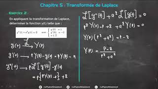 Transformée de Laplace 5 Exercice 2 [upl. by Adelice]