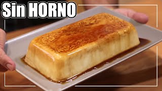 El FLAN en 5 MINUTOS con 3 INGREDIENTES  Sin Huevo y Sin Horno [upl. by Mapel]