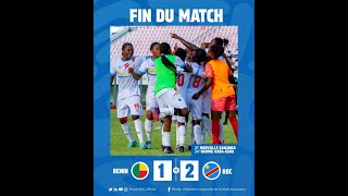 CAN FÉMININE 2024 RÉSUMÉ DU MATCH QUALIFICATION DES LÉOPARDS DAMES DEVANT LE BÉNIN [upl. by Aitram]