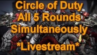 Borderlands 1 Circle of Duty All Five Rounds at Once [upl. by Pierson611]