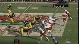 1998 Rose Bowl Michigan 21 WSU 16 PART 1 [upl. by Plumbo]