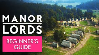 Detailed Beginners Guide to Manor Lords Starting a City and Surviving the First Raid [upl. by Ecnerolf]