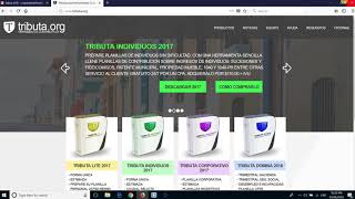 Descarga instalacion compra y activacion de programas tributa org versiones 2017 y posteriores [upl. by Atnauqal]