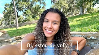 Oi Estou de volta 🫶🏼 [upl. by Martsen]