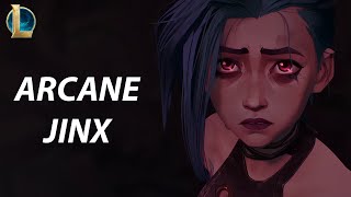 Arcane Jinx Skin Spotlight from League of Legends [upl. by Dacey41]