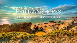 Brittany shores  4K HDR Time lapse [upl. by Yttocs119]