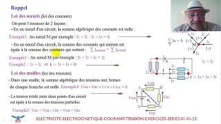 Electricité Électrocinétique  CourantTension Exercices série 2 [upl. by Dawes273]