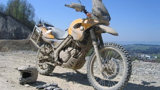 Enduro Offroad Test and Review BMW F650 GS Dakar Yamaha XT250 MZ 125 SX [upl. by Pammi834]