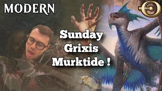 Sunday Grixis Murktide  Modern  MTGO [upl. by Enaz]