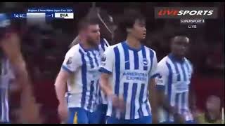 yankuba Minteh first official goal for Brighton [upl. by Ezaria]