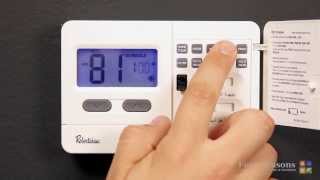 Programming Your Robert Shaw Thermostat [upl. by Kelwunn]