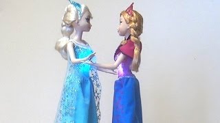 ELSA AND ANNA FROZEN Disney Musical Dolls 🌺TOGETHER Singing 💙 [upl. by Remmos]