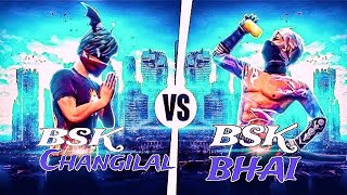 BSK CHANGILAL 📱⚔️ VS BSK BHAI 📱⚔️ fight of freestyle jods 🫂BSK BHAI [upl. by Ahsekam]