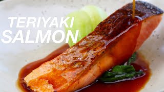 Teriyaki Salmon Recipe  照り焼きサーモンの作り方 [upl. by Nannahs724]