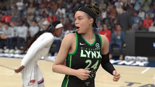 Minnesota Lynx vs Phoenix Mercury  WNBA Playoffs Game 2 925 Full Game Highlights  NBA 2K25 Sim [upl. by Godden]