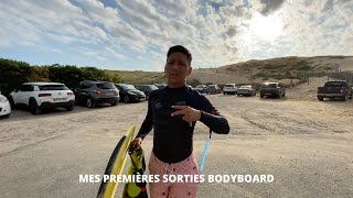 Mes premières sorties en bodyboard de lété 🌊 La gravière  Hossegor [upl. by Pasahow]