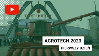 Najnowsze ciągniki kombajny i maszyny rolnicze  mocne otwarcie Agrotech 2023 [upl. by Idnyc]