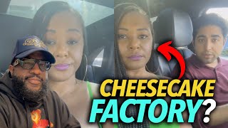 quotIm Too Good For The Cheesecake Factoryquot Black Woman Angers Man On First Date Drop Her Back Off [upl. by Akcirahs]