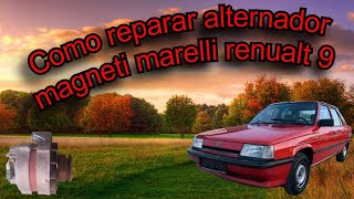 PASO A PASO como REPARAR alternador MAGNETI MARELLI renault 9 [upl. by Lasiaf]