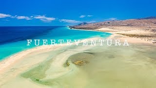 Fuerteventura Canary Islands  Cinematic Aerials 4K [upl. by Burdelle]