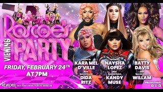 Kandy Willam amp Dida Roscoes RuPauls Drag Race Season 15 Viewing Party with Naysha Batty amp Kara  YouTube Music [upl. by Bringhurst]