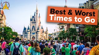 4 BEST and WORST Times to Travel to WDW in 2023 [upl. by Nyleve436]