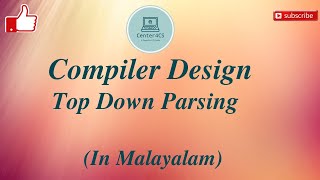 Part7  Top Down Parser  Compiler Design [upl. by Acceb]