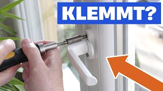 Fenstergriff klemmt geht schwer oder dreht durch Reparatur [upl. by Lyford]