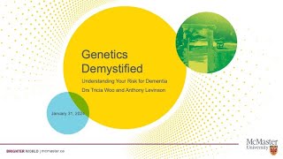 Genetics Demystified Understand Your Risk for Dementia [upl. by Ishmul]