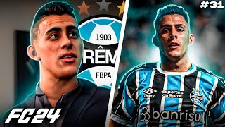 BEM VINDO AO GRÊMIO PAVÓN REFORÇO FECHADO Modo Carreira Treinador  EA FC 24 31 [upl. by Odrude]