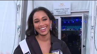 quotIsraël est un très beau paysquot interview exclusive de Clémence Botino Miss France 2020 [upl. by Hugon]