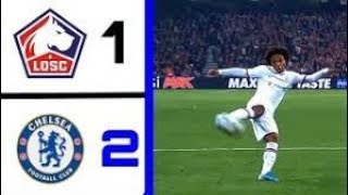 Chelsea vs Lille 12 Goals and Highlights [upl. by Ayotnom]