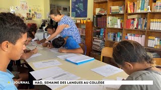 Hao semaine des langues au collège [upl. by Annaehs]