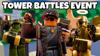 NEW TOWER BATTLES EVENT IS HERE in Roblox Tower Defense X TDX [upl. by Herrod379]