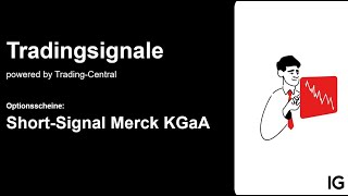 Merck KGaA  Tradingsignal für Optionsscheine [upl. by Flossy]