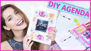 DIY AGENDA 2016 para imprimir gratis Haz tu propia agenda fácil y bonita ♥ Jimena Aguilar [upl. by Alleda]