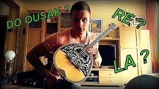 Themis BOUZOUKI LESSON 1  Taximi DO OUSAK [upl. by Nodnab]