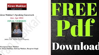 IELTS makkar s pdf final version janApril 2024 free download ielts speaking youtube [upl. by Arod]