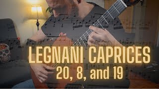 Legnani Caprices Nos 20 8 and 19 [upl. by Attenov]