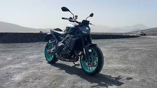 2024 Yamaha MT09 Midnight Cyan  Walkaround amp Soundcheck [upl. by Oeniri]