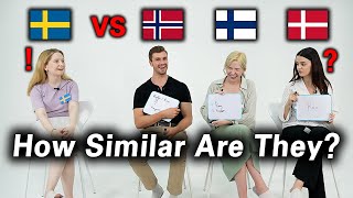 Swedish Language l Can Norwegian Finnish and Danish Speakers understand it Nordic Language [upl. by Eniamirt617]