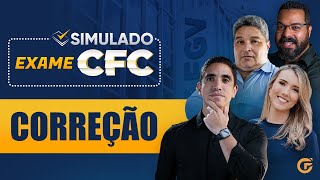 SIMULADO GRATUITO PARA O EXAME DE SUFICIÊNCIA CFC 20242 FGV  CORREÇÃO  REPLAY [upl. by Lacsap827]