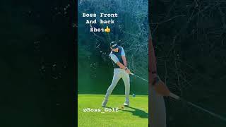 ボスの正面と背面のショット👍 boss golfview explore ゴルフ golfswing golfcourse [upl. by Agosto]