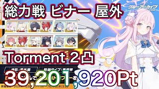 【ブルアカ】総力戦 ビナー 屋外 Torment 2凸 39201920Pt ずんだもん音声字幕解説 【ブルーアーカイブ】ブルアカ [upl. by Assil611]