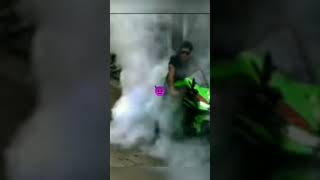 aalyanvlogs1299 ne kawasaki ke samne burnout mara [upl. by Eedahs]