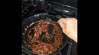 Cabbage Bacon Caraway Seeds Balsamic Vinegar Salad YUM [upl. by Cadell]